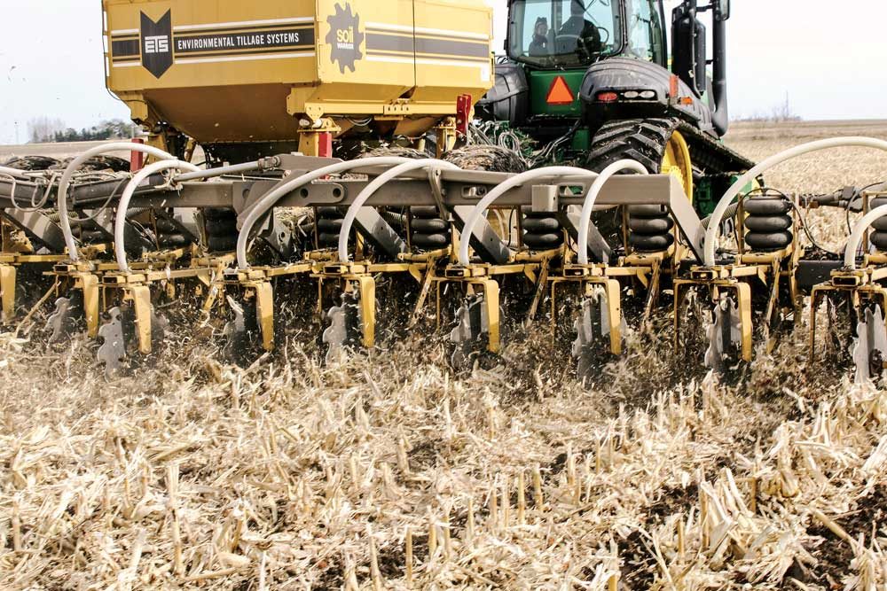 Cultivation of Crops in Strip-Till Technology and Microgranulated Fertilisers